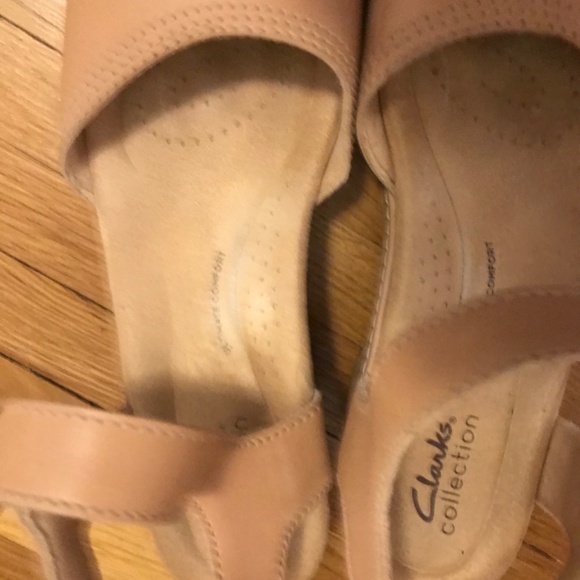 Clarks Tan Wedges - Picture 4 of 8